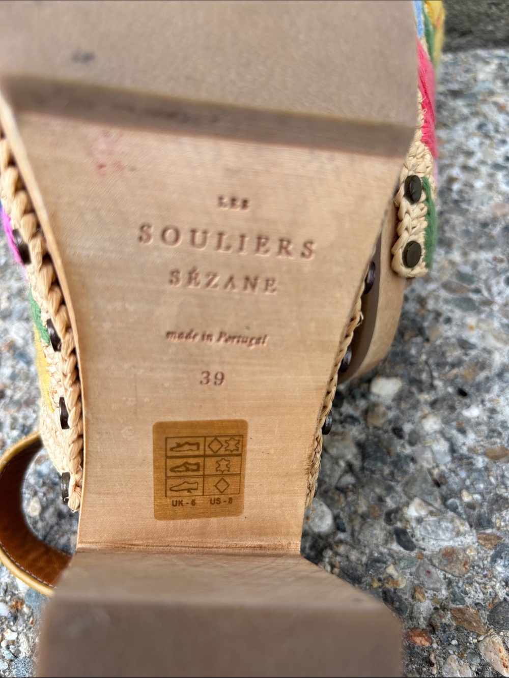 Les Souliers Sézane Dakota High Clogs Size 39 EU - Picture 12 of 12